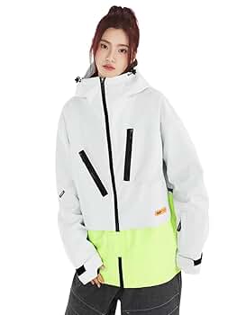 スキー - France Ski& Snowboard-Jacket Amazon.com: xwxwseui Colorblock Snow Jacket for Men Women
